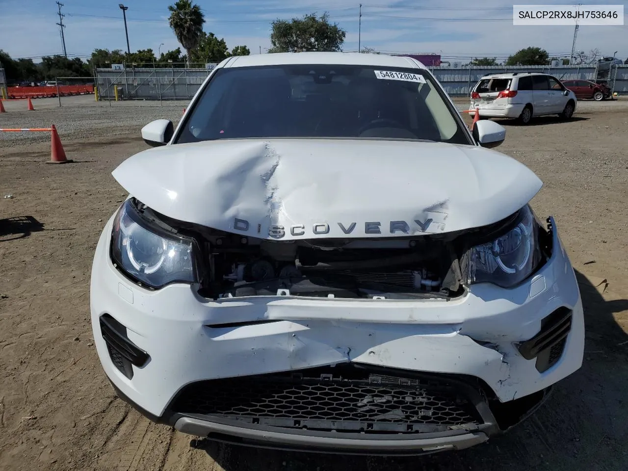 2018 Land Rover Discovery Sport Se VIN: SALCP2RX8JH753646 Lot: 54812804