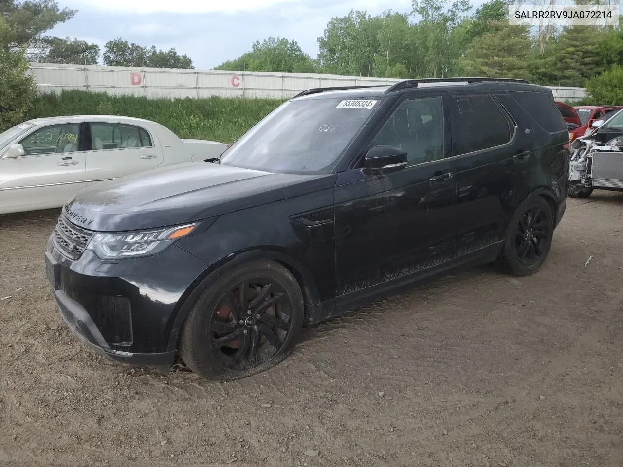 2018 Land Rover Discovery Hse VIN: SALRR2RV9JA072214 Lot: 55305324