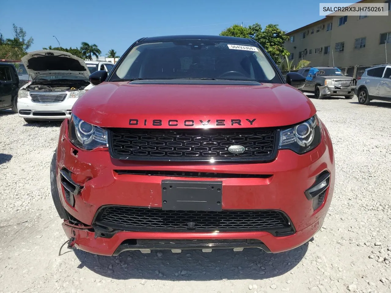 2018 Land Rover Discovery Sport Hse VIN: SALCR2RX3JH750261 Lot: 56493364