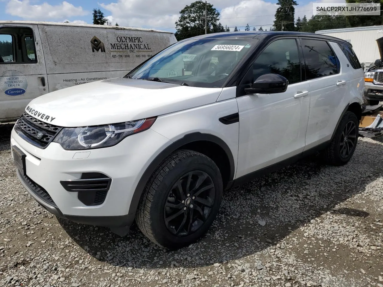 SALCP2RX1JH776699 2018 Land Rover Discovery Sport Se