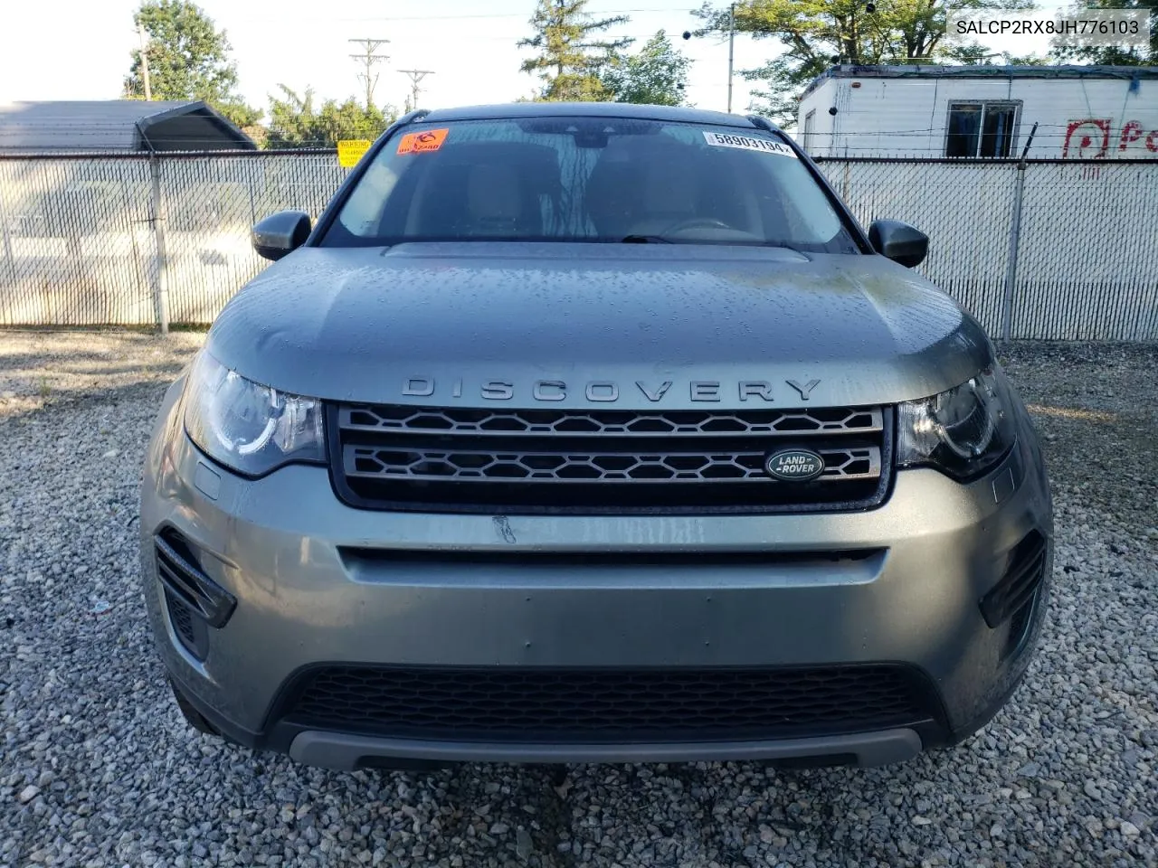 2018 Land Rover Discovery Sport Se VIN: SALCP2RX8JH776103 Lot: 58903194