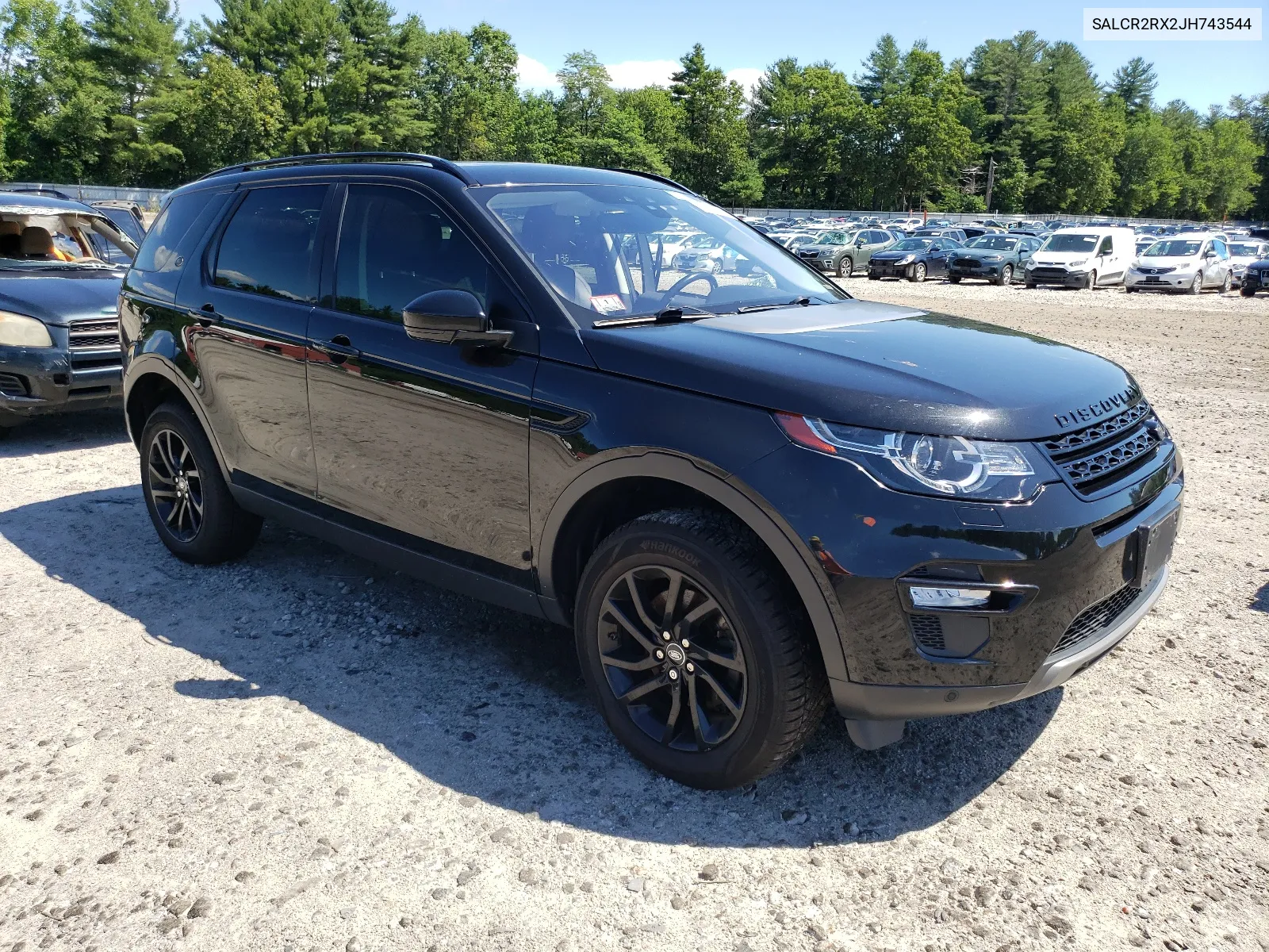 2018 Land Rover Discovery Sport Hse VIN: SALCR2RX2JH743544 Lot: 59040684