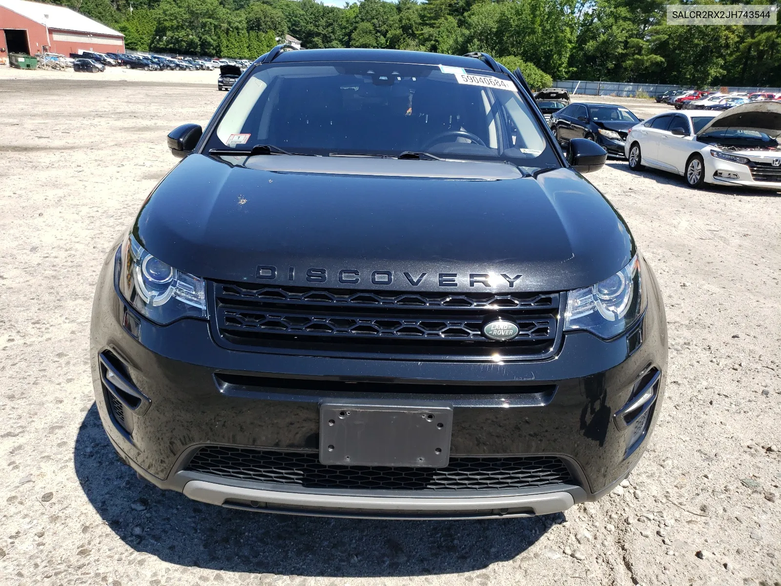 2018 Land Rover Discovery Sport Hse VIN: SALCR2RX2JH743544 Lot: 59040684