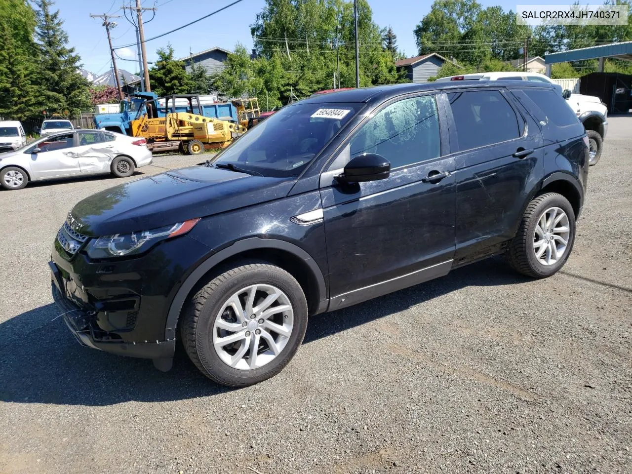 2018 Land Rover Discovery Sport Hse VIN: SALCR2RX4JH740371 Lot: 59548944