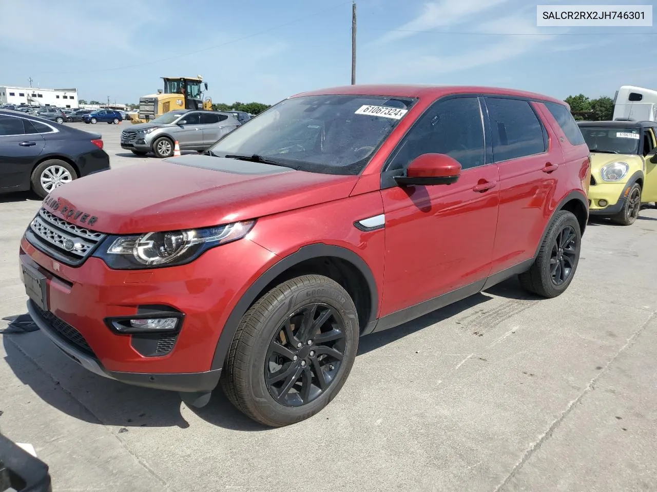 2018 Land Rover Discovery Sport Hse VIN: SALCR2RX2JH746301 Lot: 61067324