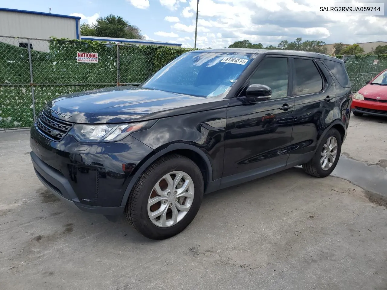 2018 Land Rover Discovery Se VIN: SALRG2RV9JA059744 Lot: 61069314