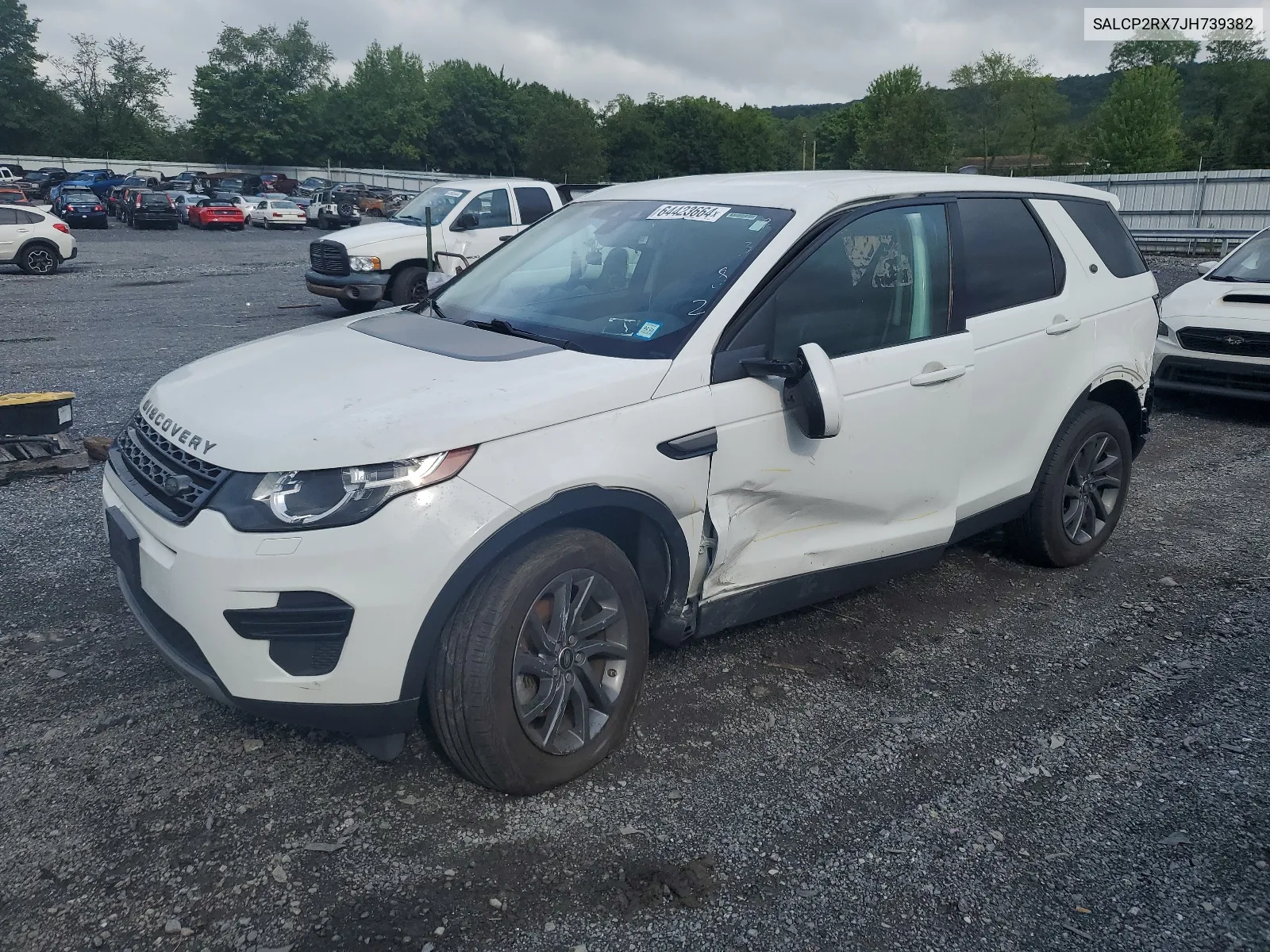 2018 Land Rover Discovery Sport Se VIN: SALCP2RX7JH739382 Lot: 64423664