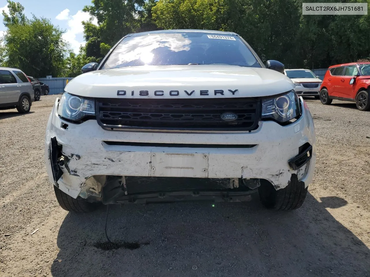 2018 Land Rover Discovery Sport Hse Luxury VIN: SALCT2RX6JH751681 Lot: 66491374