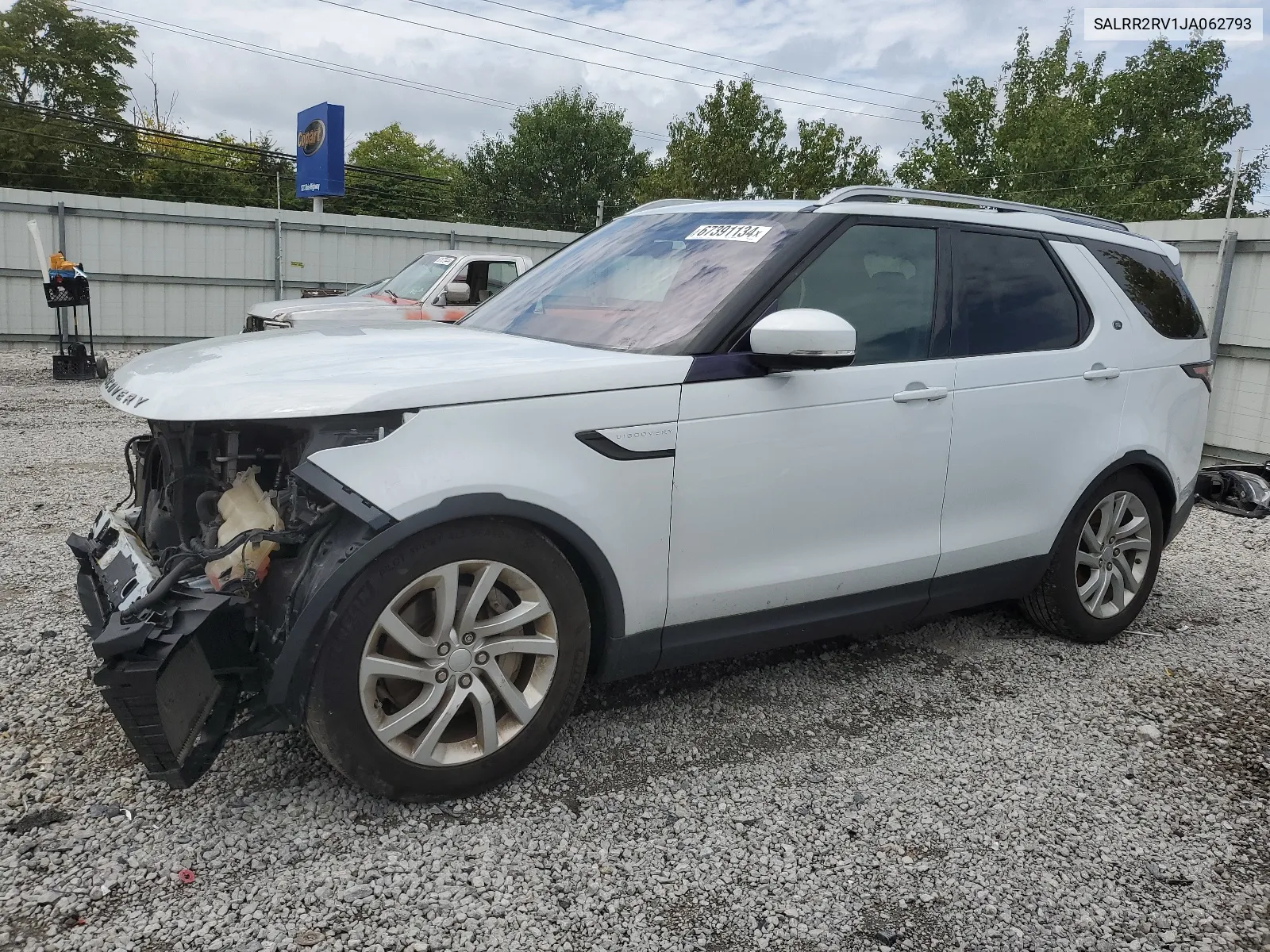 2018 Land Rover Discovery Hse VIN: SALRR2RV1JA062793 Lot: 67391134