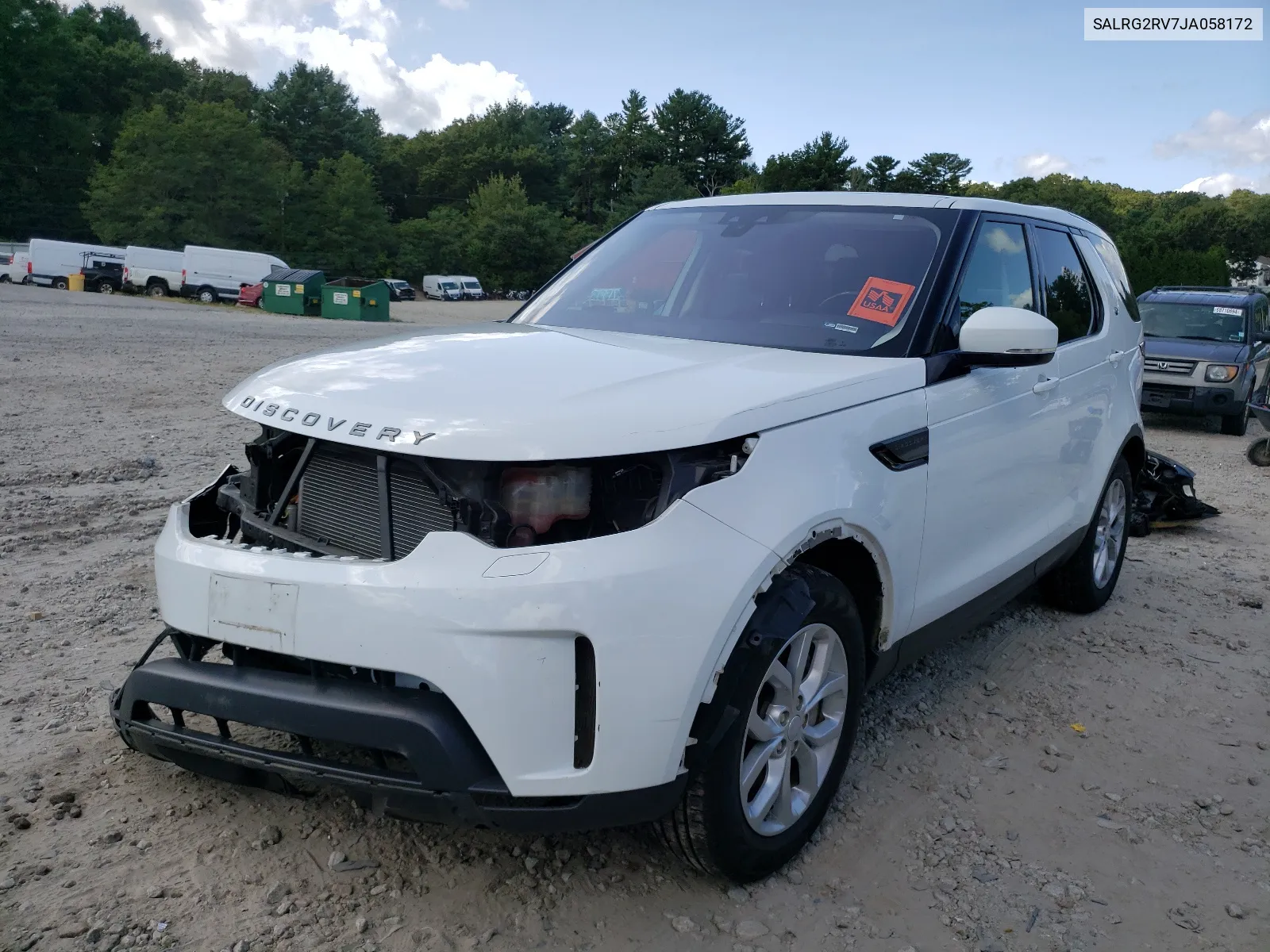 2018 Land Rover Discovery Se VIN: SALRG2RV7JA058172 Lot: 68329934