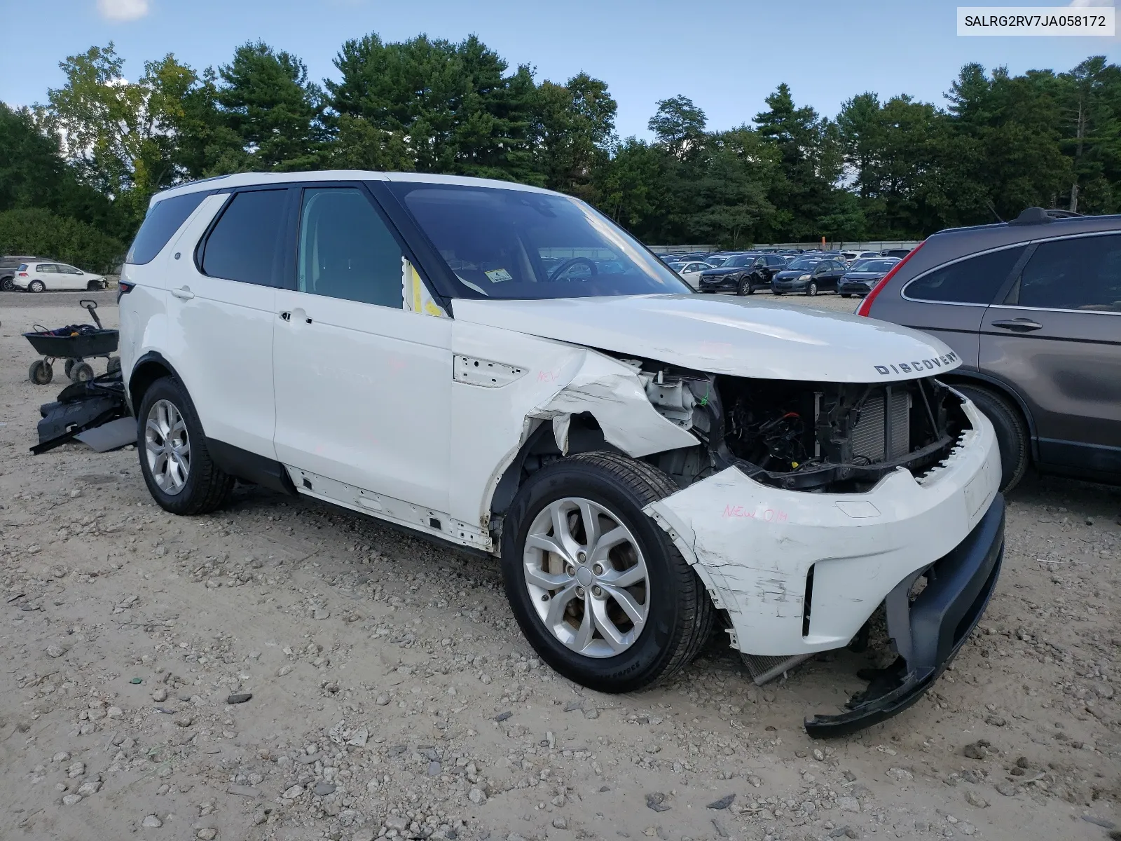 2018 Land Rover Discovery Se VIN: SALRG2RV7JA058172 Lot: 68329934