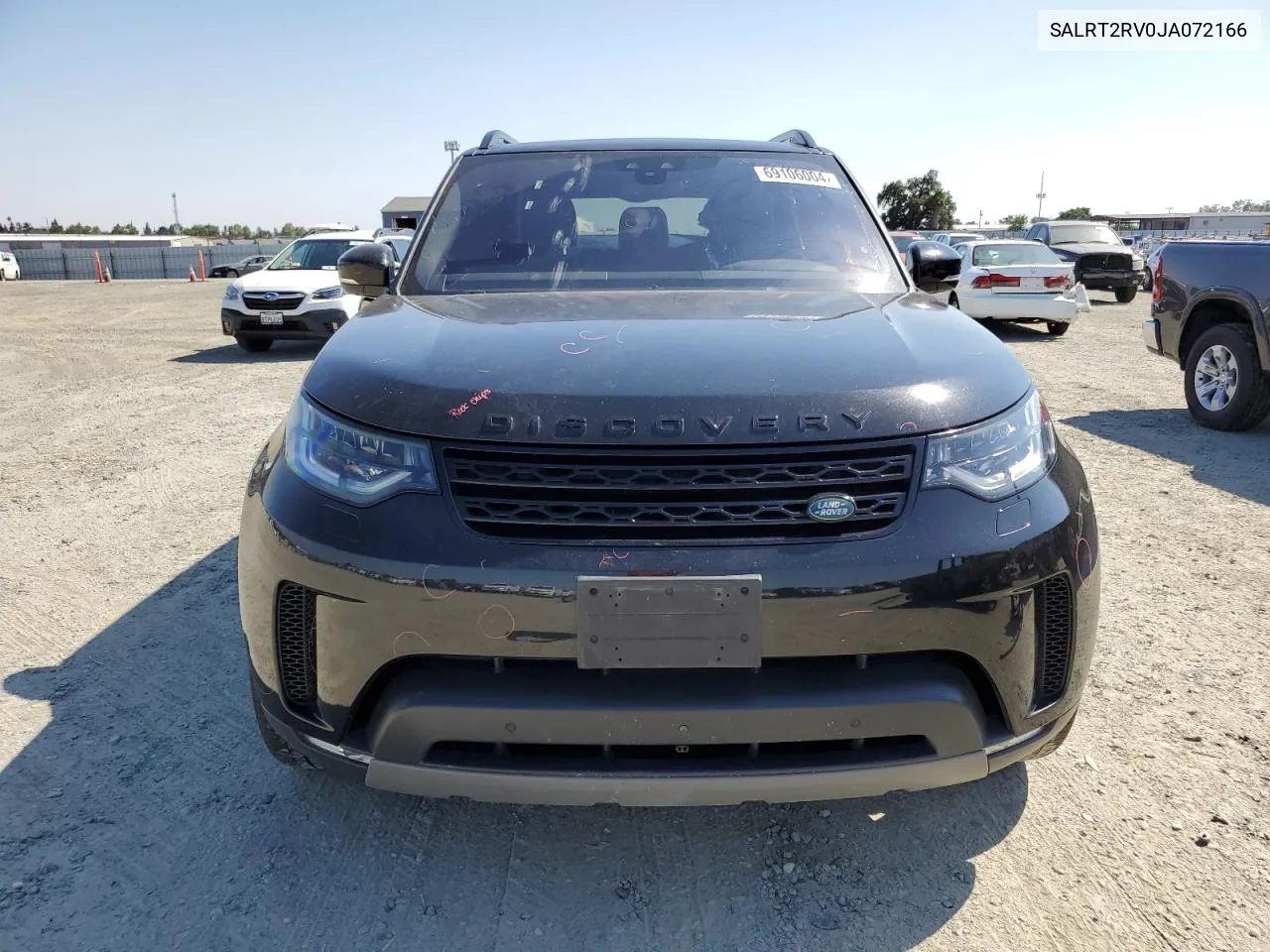 2018 Land Rover Discovery Hse Luxury VIN: SALRT2RV0JA072166 Lot: 69106004