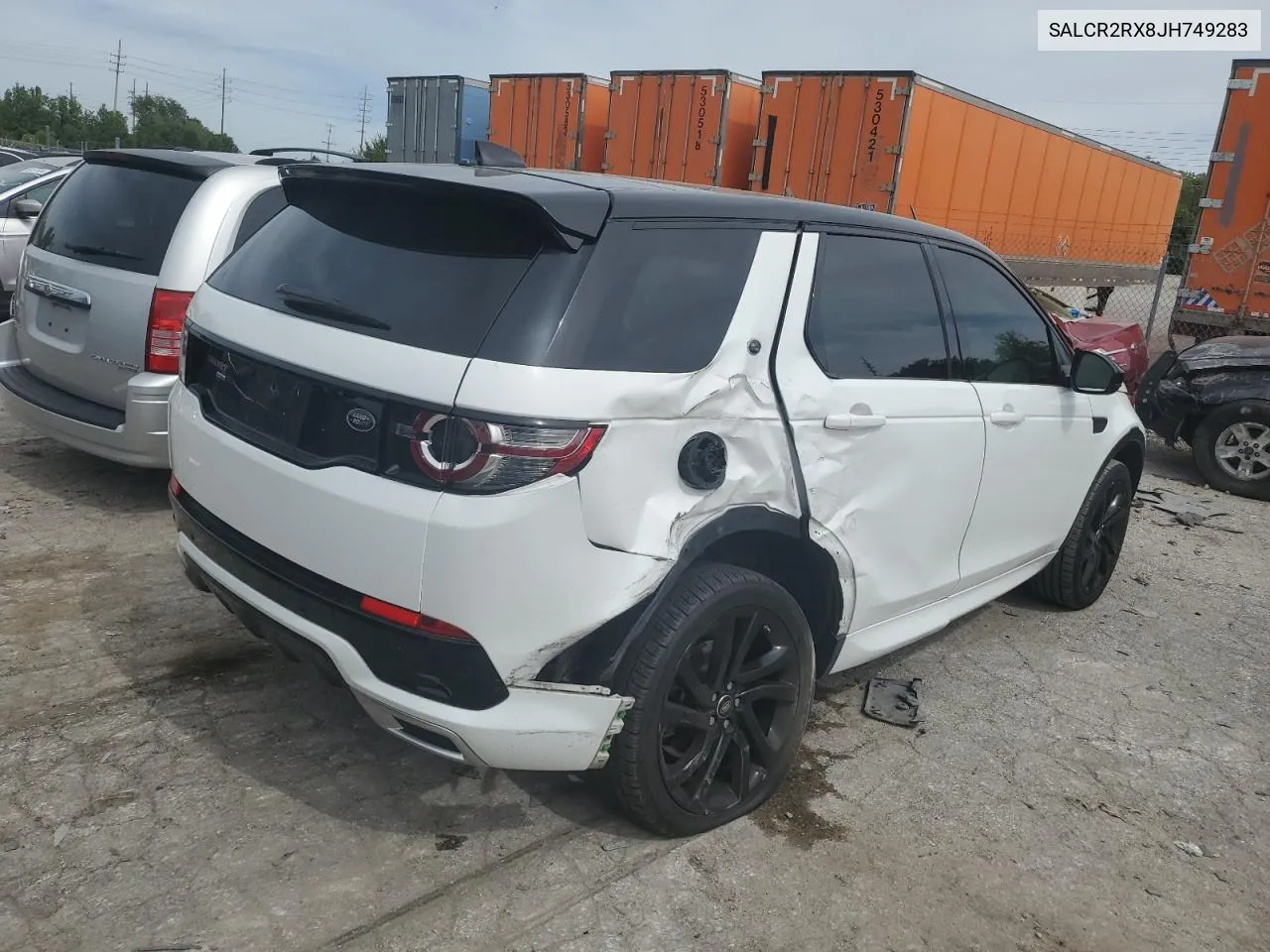 SALCR2RX8JH749283 2018 Land Rover Discovery Sport Hse