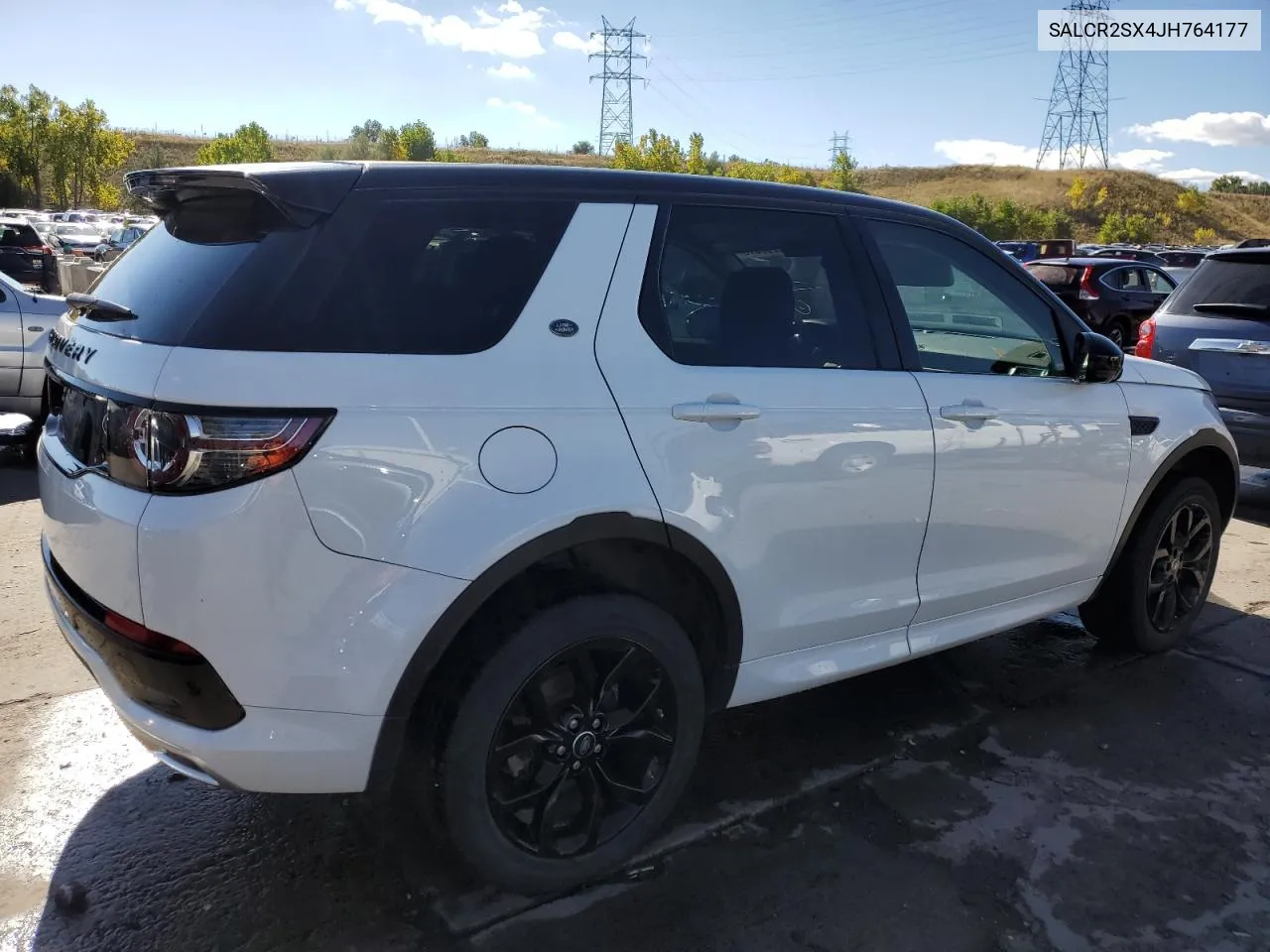 2018 Land Rover Discovery Sport Hse VIN: SALCR2SX4JH764177 Lot: 70205613