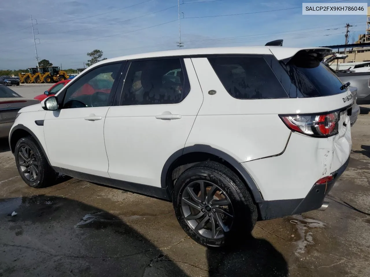 2019 Land Rover Discovery Sport Se VIN: SALCP2FX9KH786046 Lot: 47071304