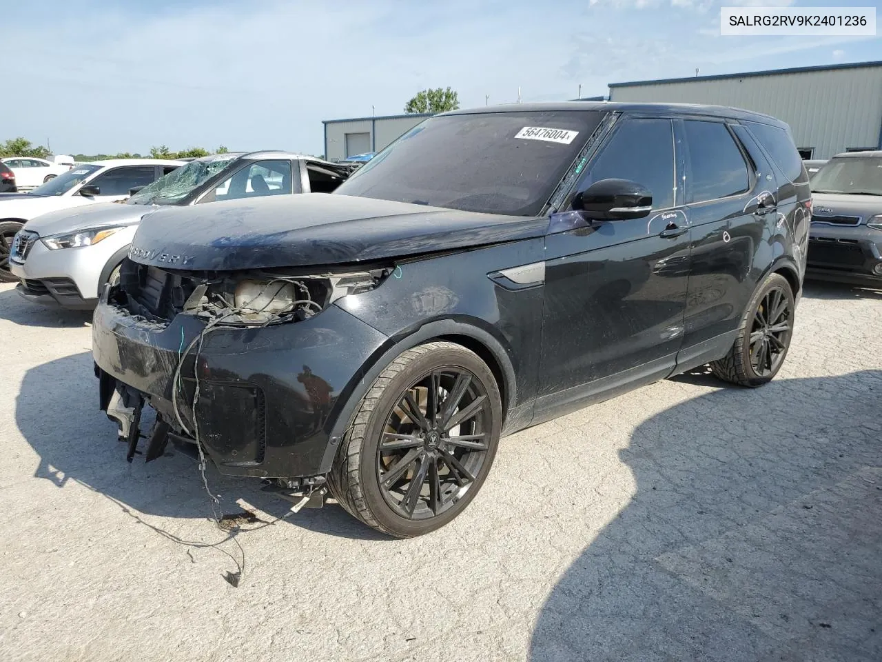 2019 Land Rover Discovery Se VIN: SALRG2RV9K2401236 Lot: 56476004