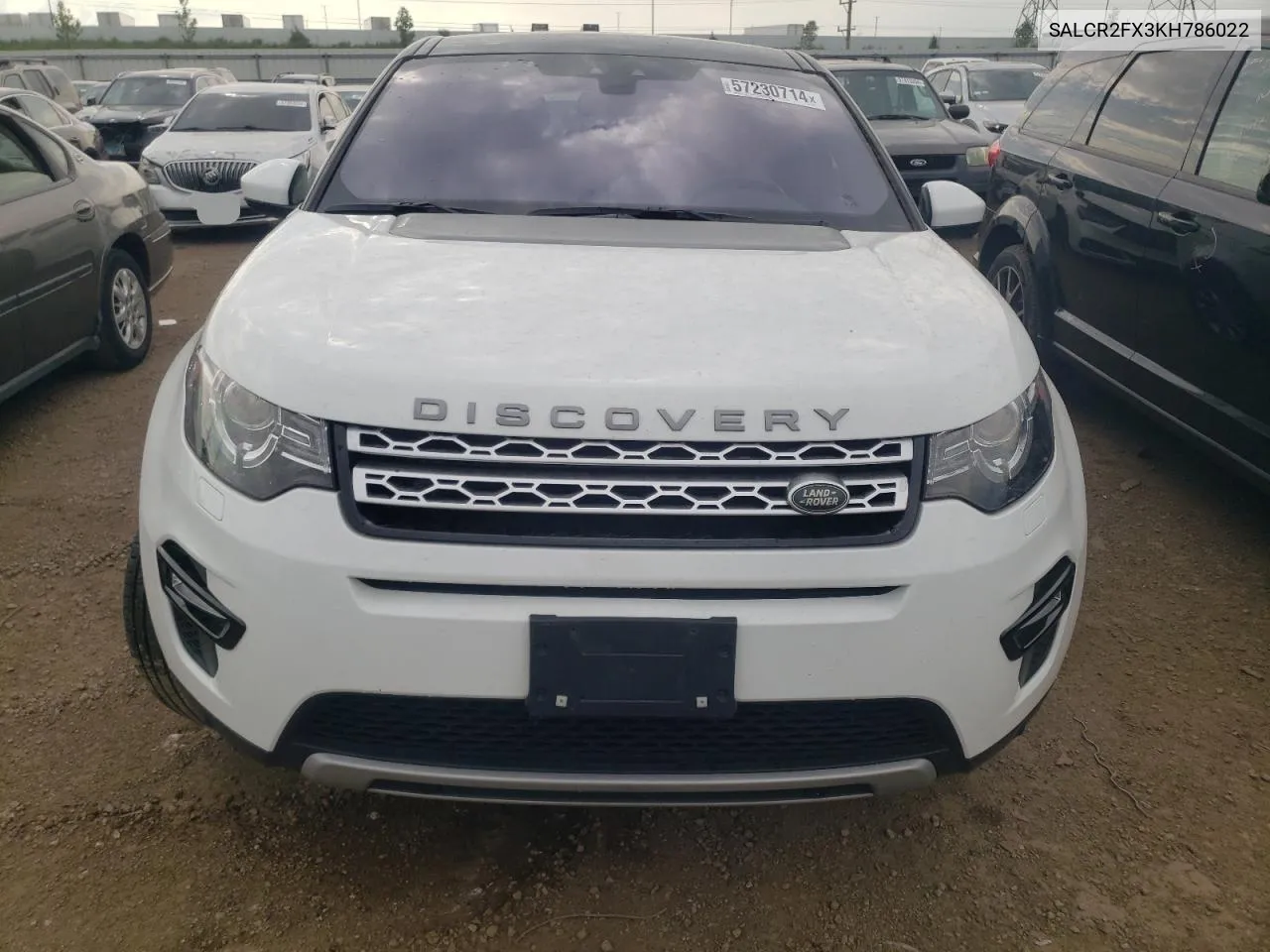 2019 Land Rover Discovery Sport Hse VIN: SALCR2FX3KH786022 Lot: 57230714