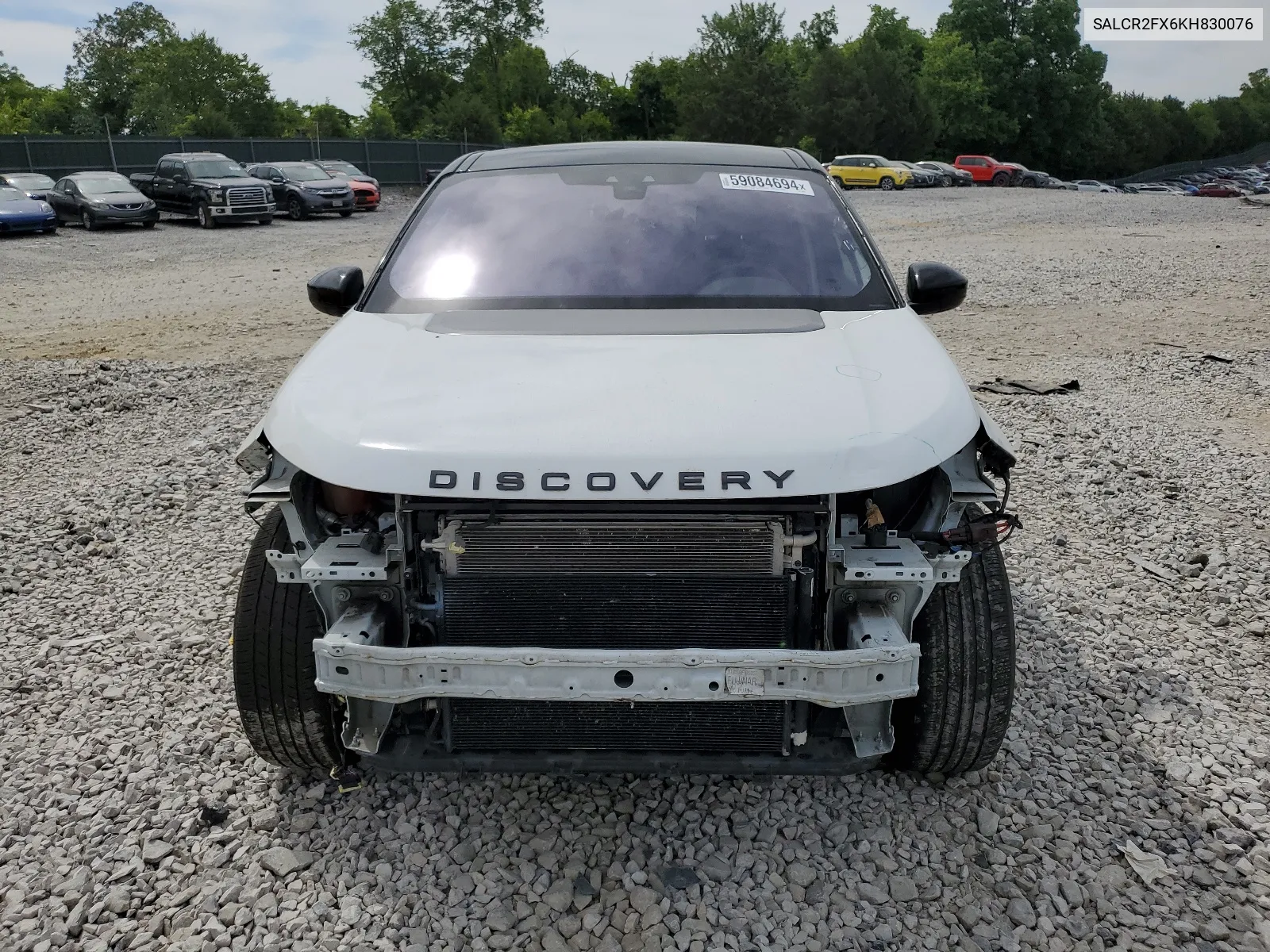 2019 Land Rover Discovery Sport Hse VIN: SALCR2FX6KH830076 Lot: 59084694