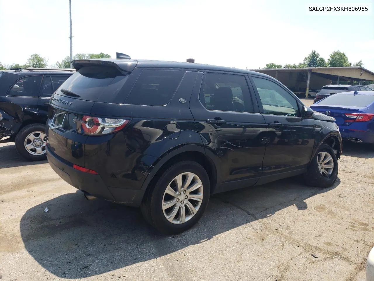 2019 Land Rover Discovery Sport Se VIN: SALCP2FX3KH806985 Lot: 59392664