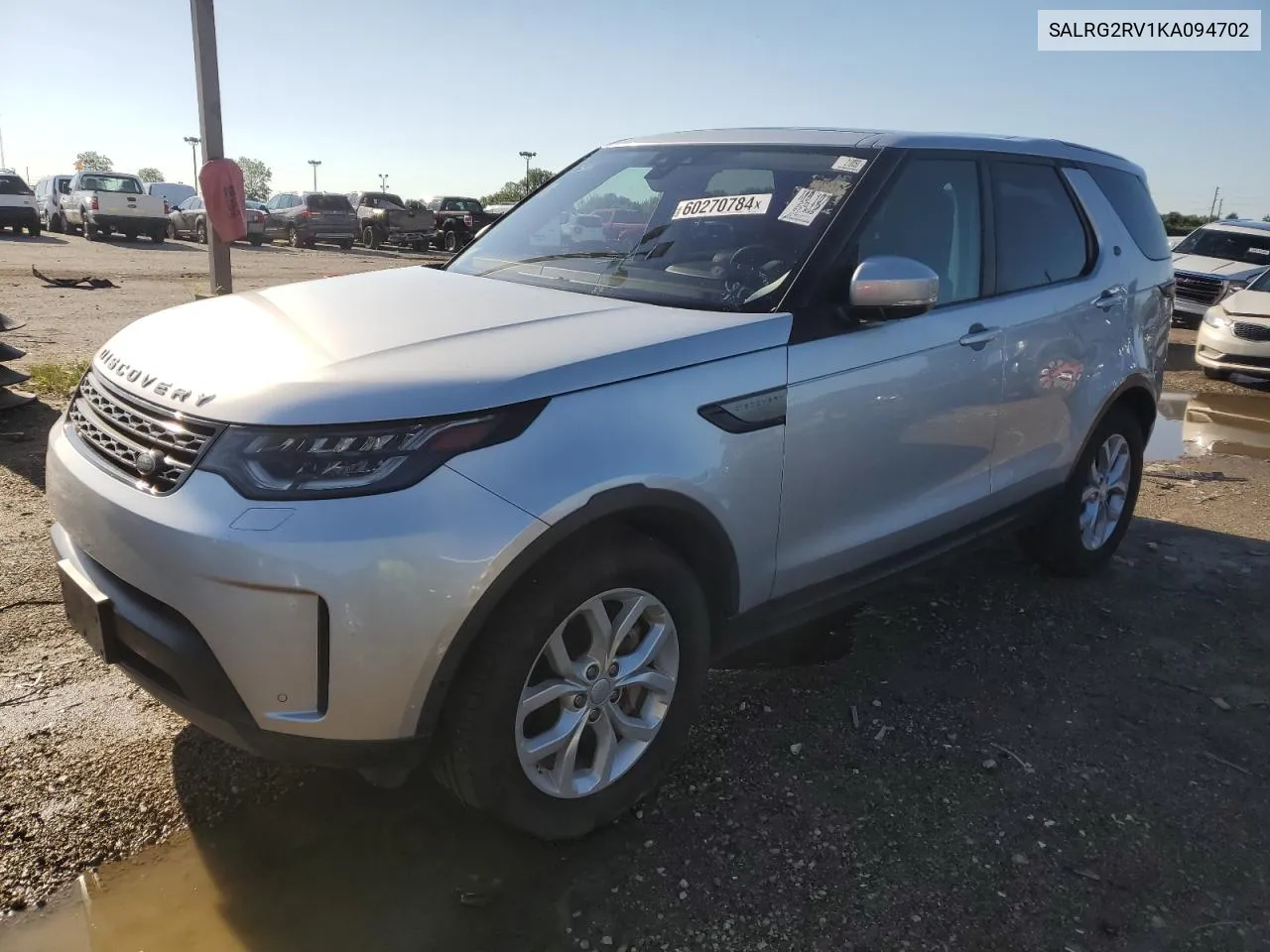 2019 Land Rover Discovery Se VIN: SALRG2RV1KA094702 Lot: 60270784