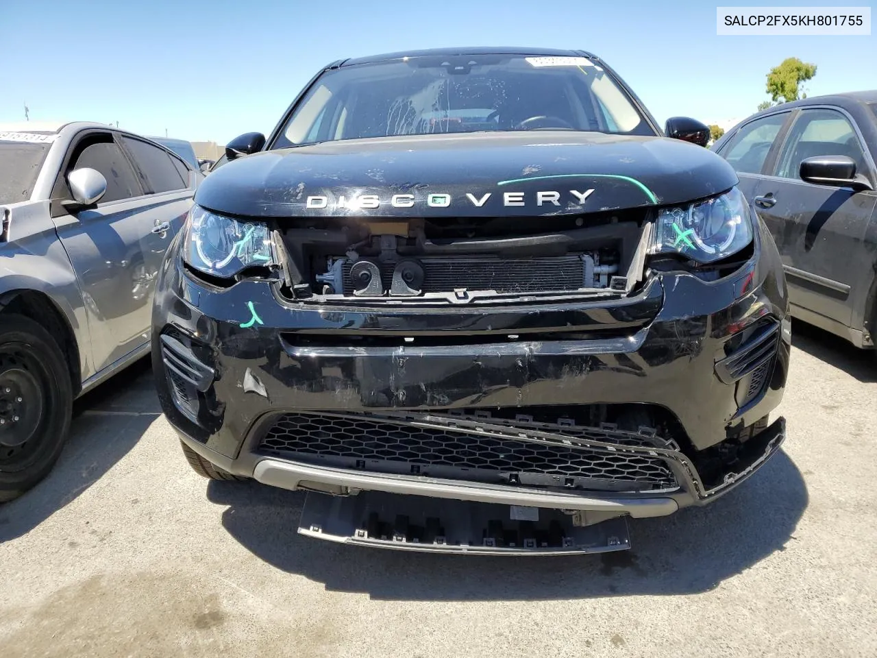 2019 Land Rover Discovery Sport Se VIN: SALCP2FX5KH801755 Lot: 60343554