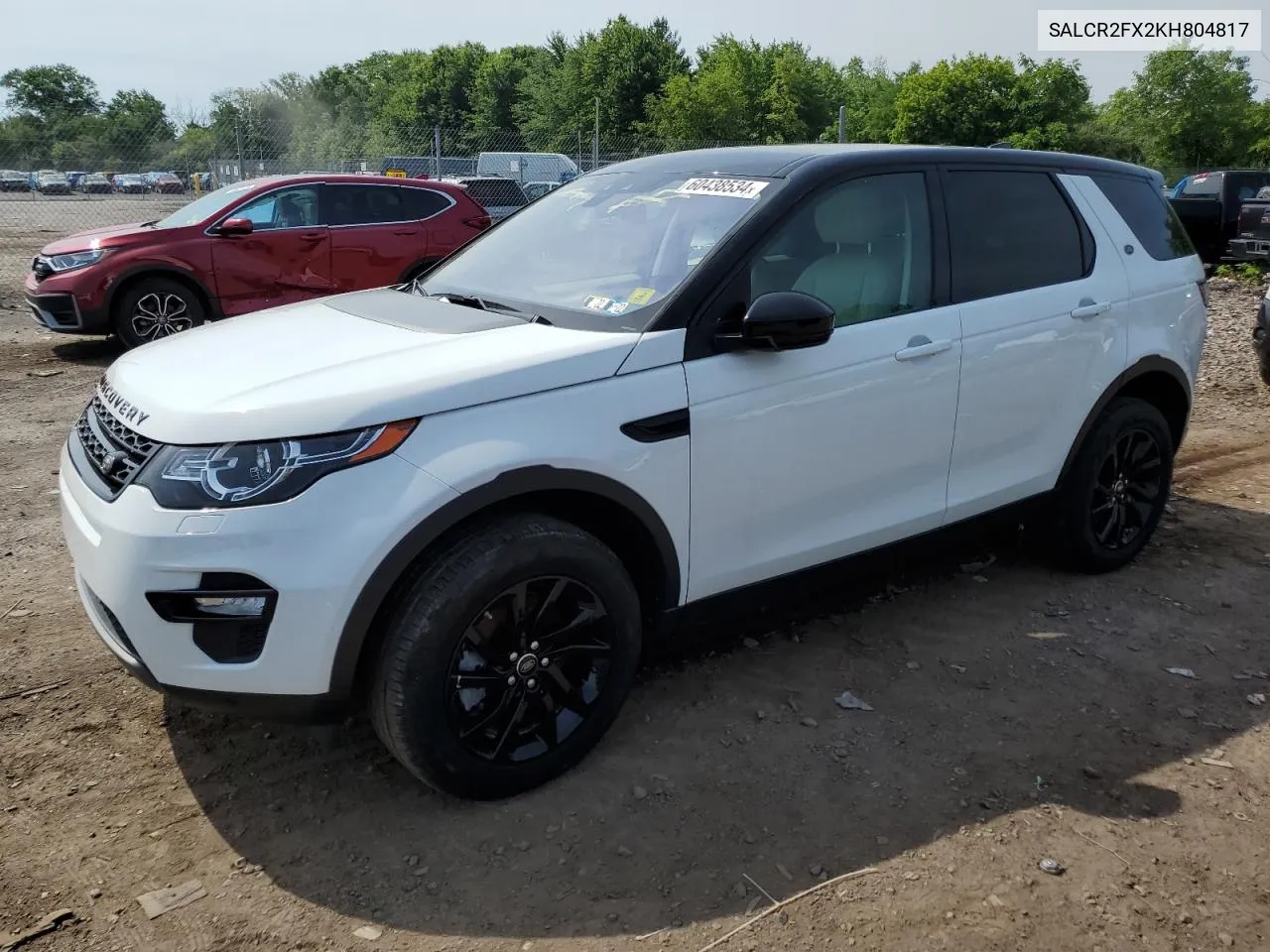 2019 Land Rover Discovery Sport Hse VIN: SALCR2FX2KH804817 Lot: 60438534