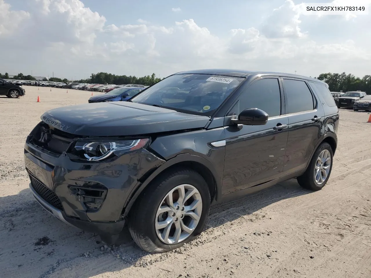 2019 Land Rover Discovery Sport Hse VIN: SALCR2FX1KH783149 Lot: 61938254