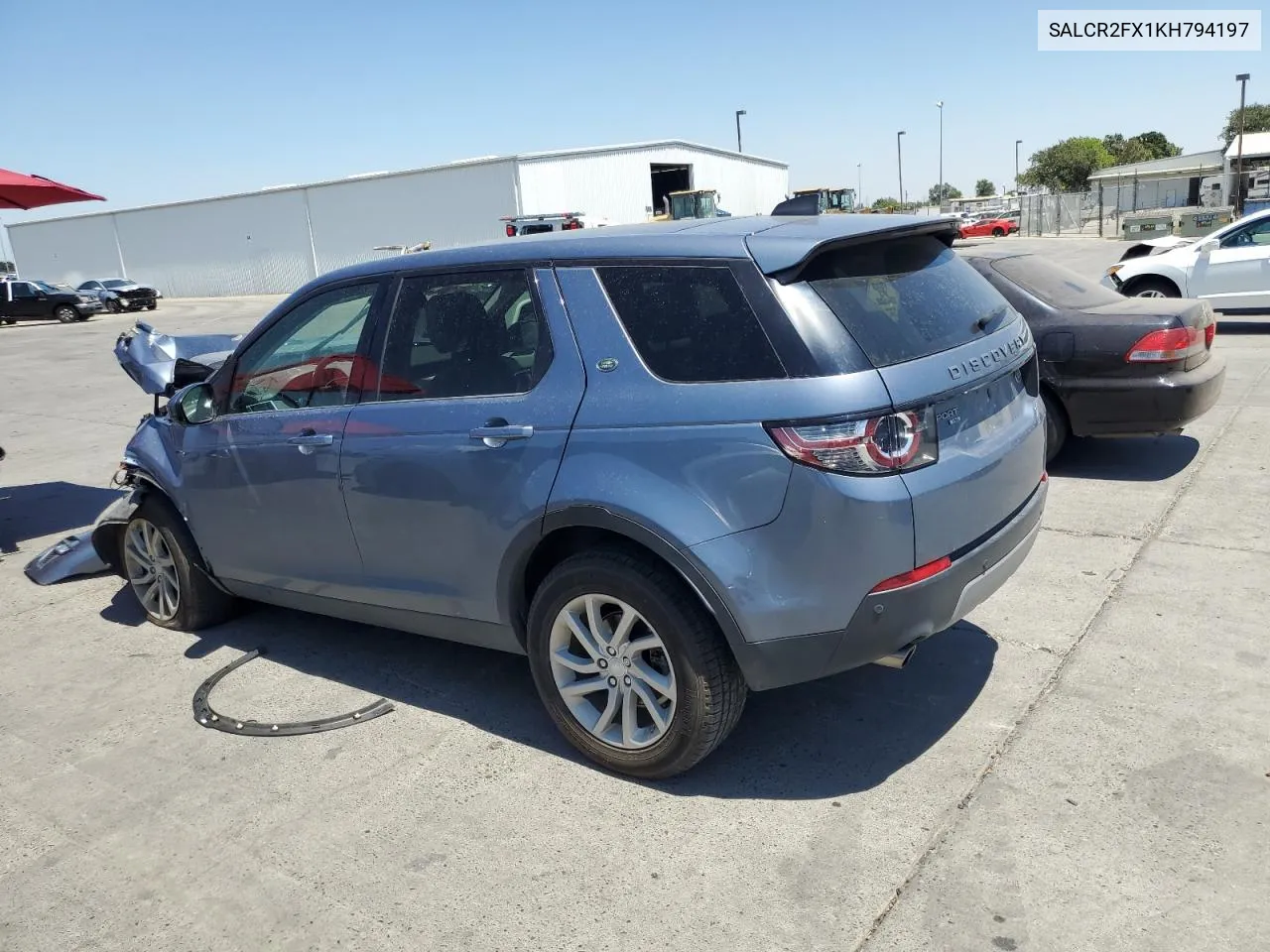 2019 Land Rover Discovery Sport Hse VIN: SALCR2FX1KH794197 Lot: 61938754