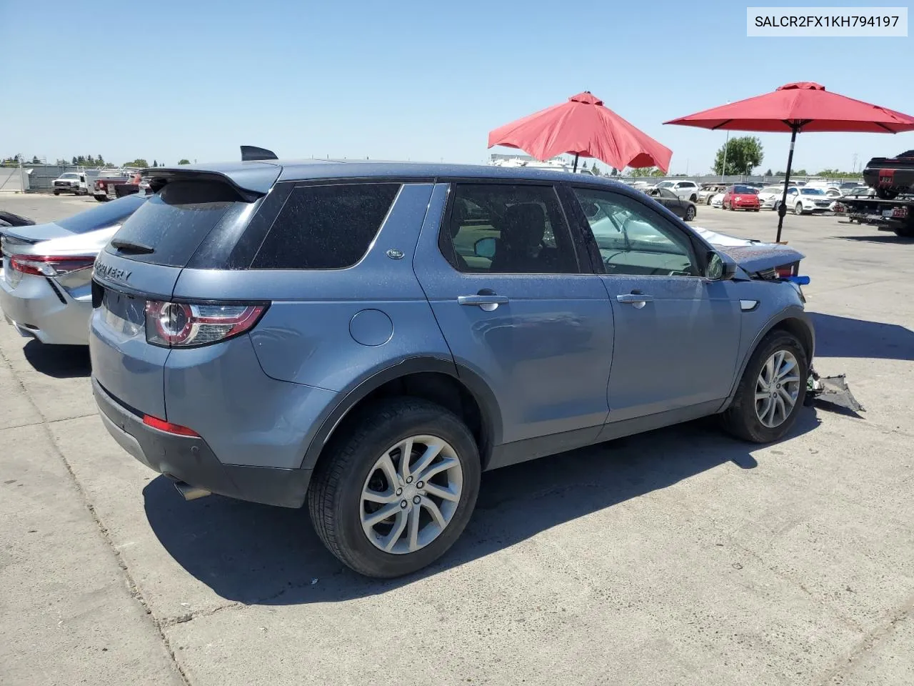 2019 Land Rover Discovery Sport Hse VIN: SALCR2FX1KH794197 Lot: 61938754