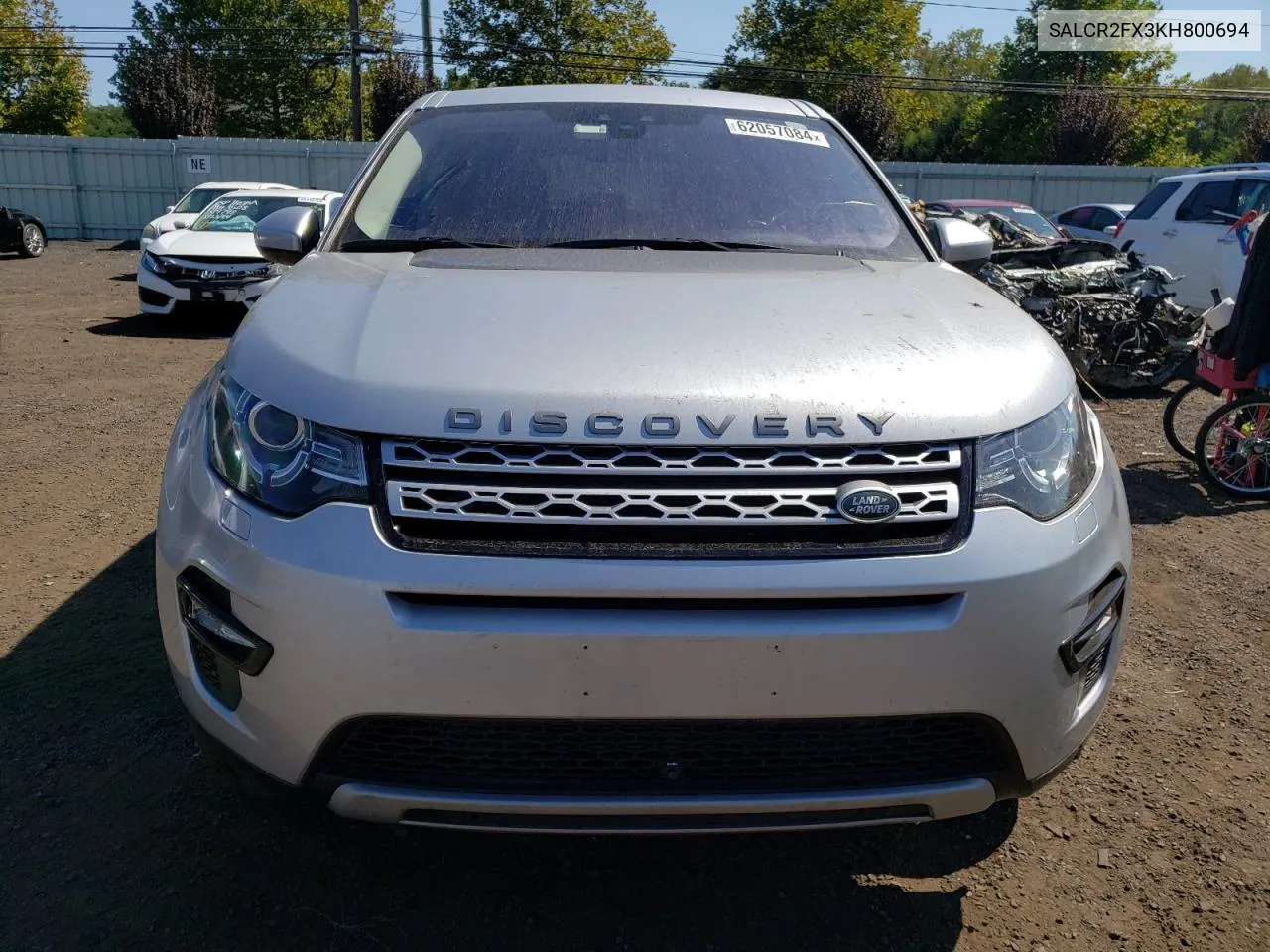 2019 Land Rover Discovery Sport Hse VIN: SALCR2FX3KH800694 Lot: 62057084