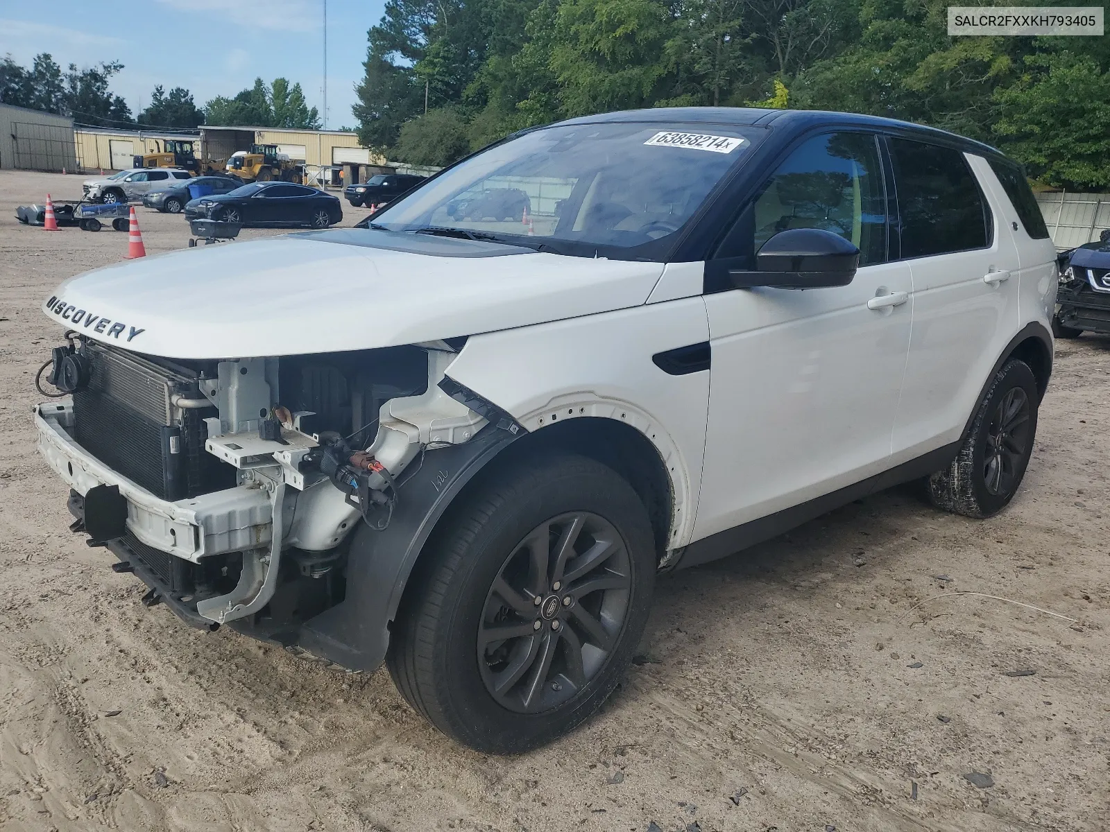 2019 Land Rover Discovery Sport Hse VIN: SALCR2FXXKH793405 Lot: 63858214