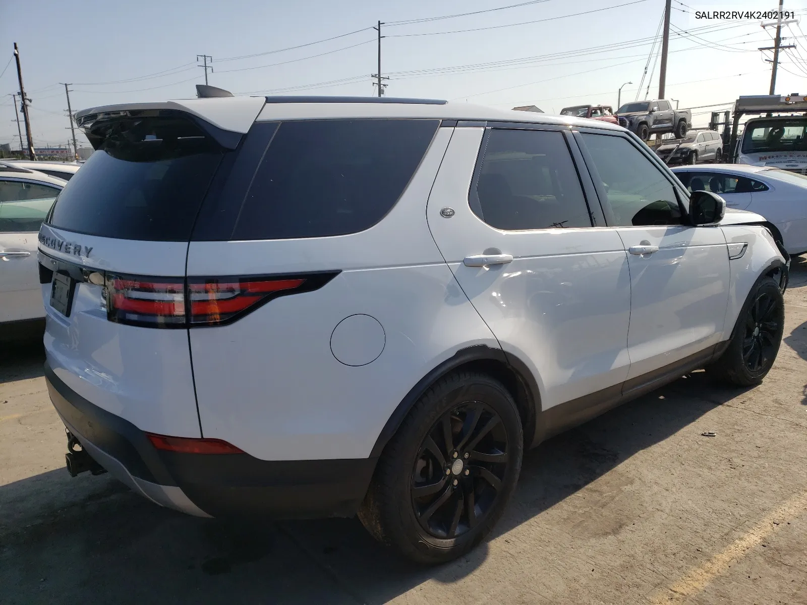 SALRR2RV4K2402191 2019 Land Rover Discovery Hse