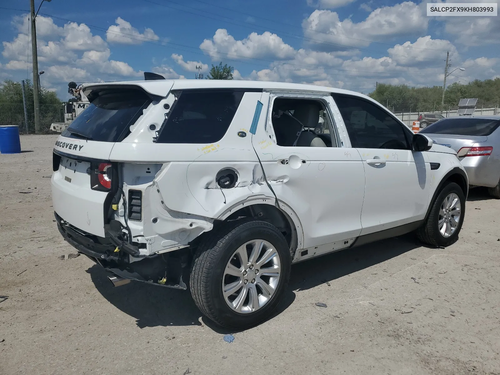 2019 Land Rover Discovery Sport Se VIN: SALCP2FX9KH803993 Lot: 67080484