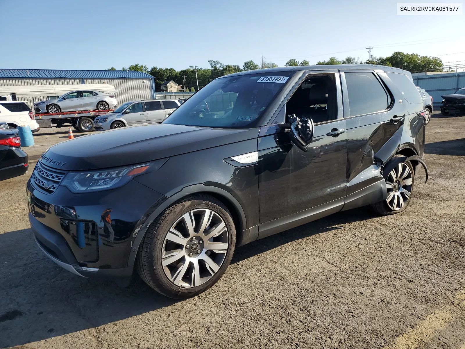 2019 Land Rover Discovery Hse VIN: SALRR2RV0KA081577 Lot: 67881404