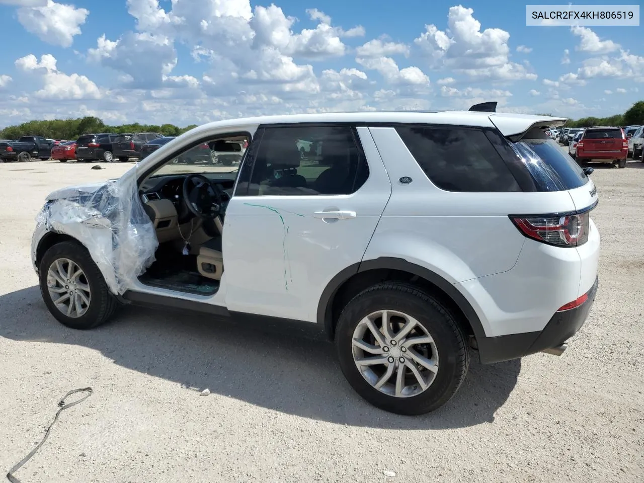 SALCR2FX4KH806519 2019 Land Rover Discovery Sport Hse