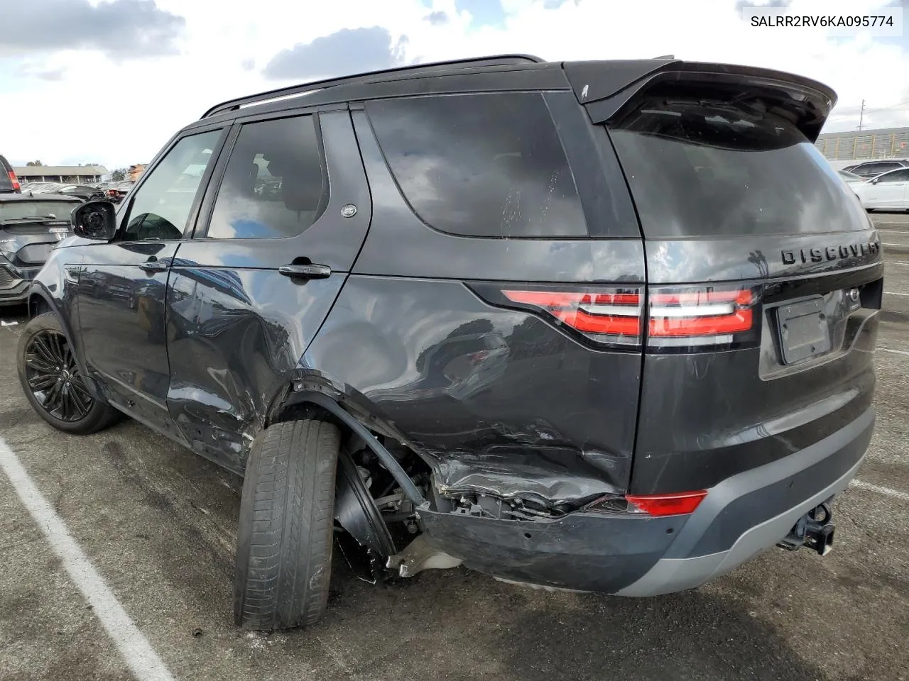 2019 Land Rover Discovery Hse VIN: SALRR2RV6KA095774 Lot: 69895214