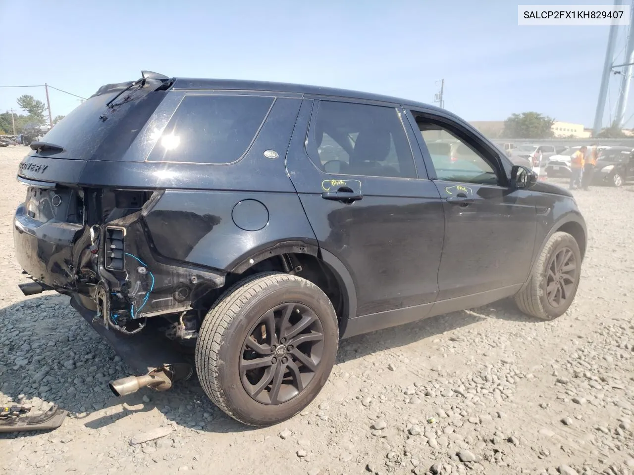 2019 Land Rover Discovery Sport Se VIN: SALCP2FX1KH829407 Lot: 70057804