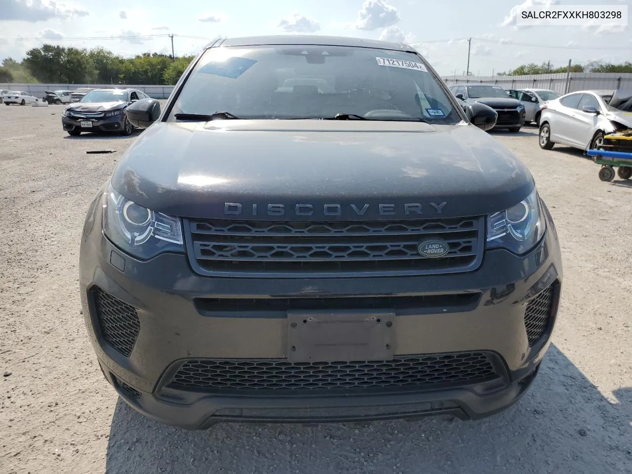 2019 Land Rover Discovery Sport Hse VIN: SALCR2FXXKH803298 Lot: 71217504