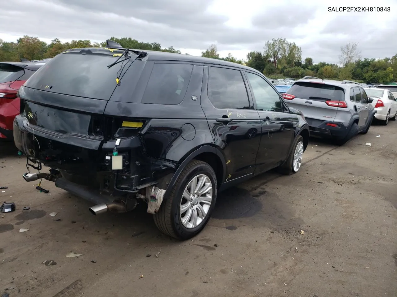 2019 Land Rover Discovery Sport Se VIN: SALCP2FX2KH810848 Lot: 72441734