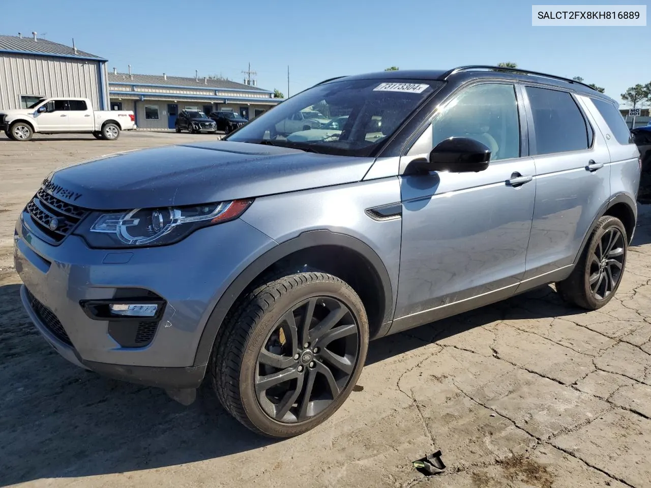 2019 Land Rover Discovery Sport Hse Luxury VIN: SALCT2FX8KH816889 Lot: 73173304