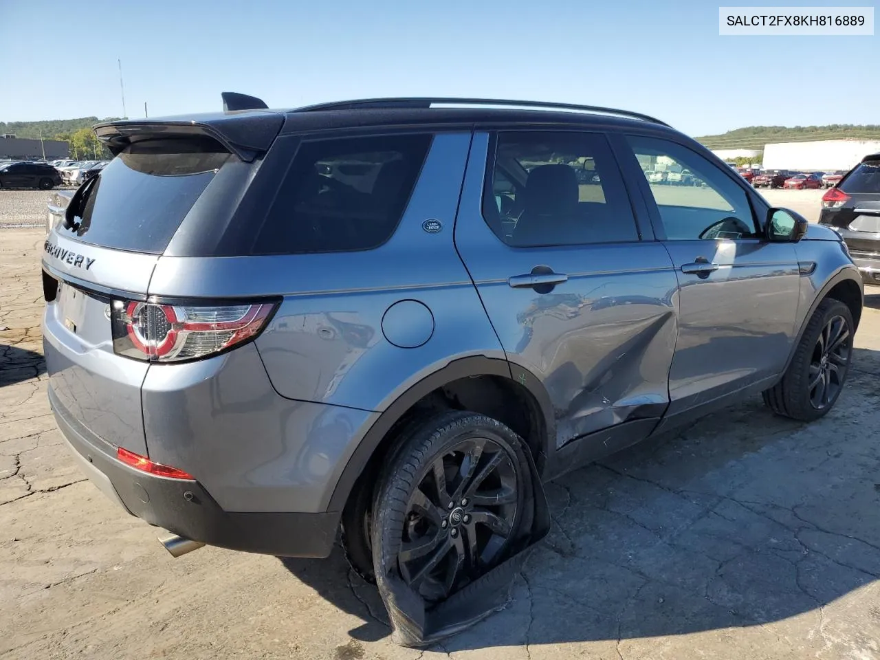 2019 Land Rover Discovery Sport Hse Luxury VIN: SALCT2FX8KH816889 Lot: 73173304