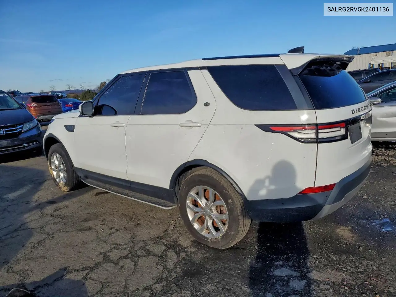 SALRG2RV5K2401136 2019 Land Rover Discovery Se