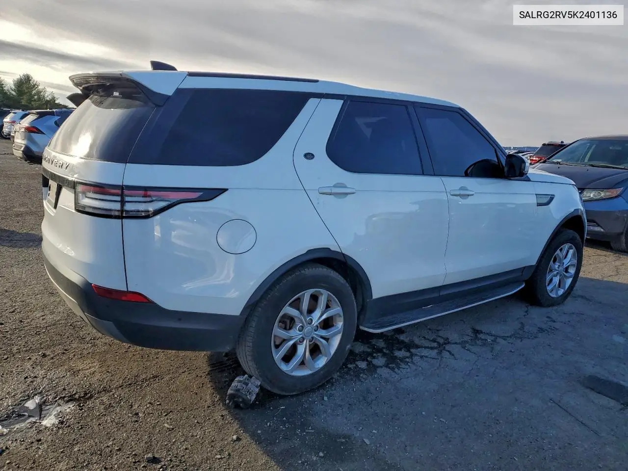 SALRG2RV5K2401136 2019 Land Rover Discovery Se