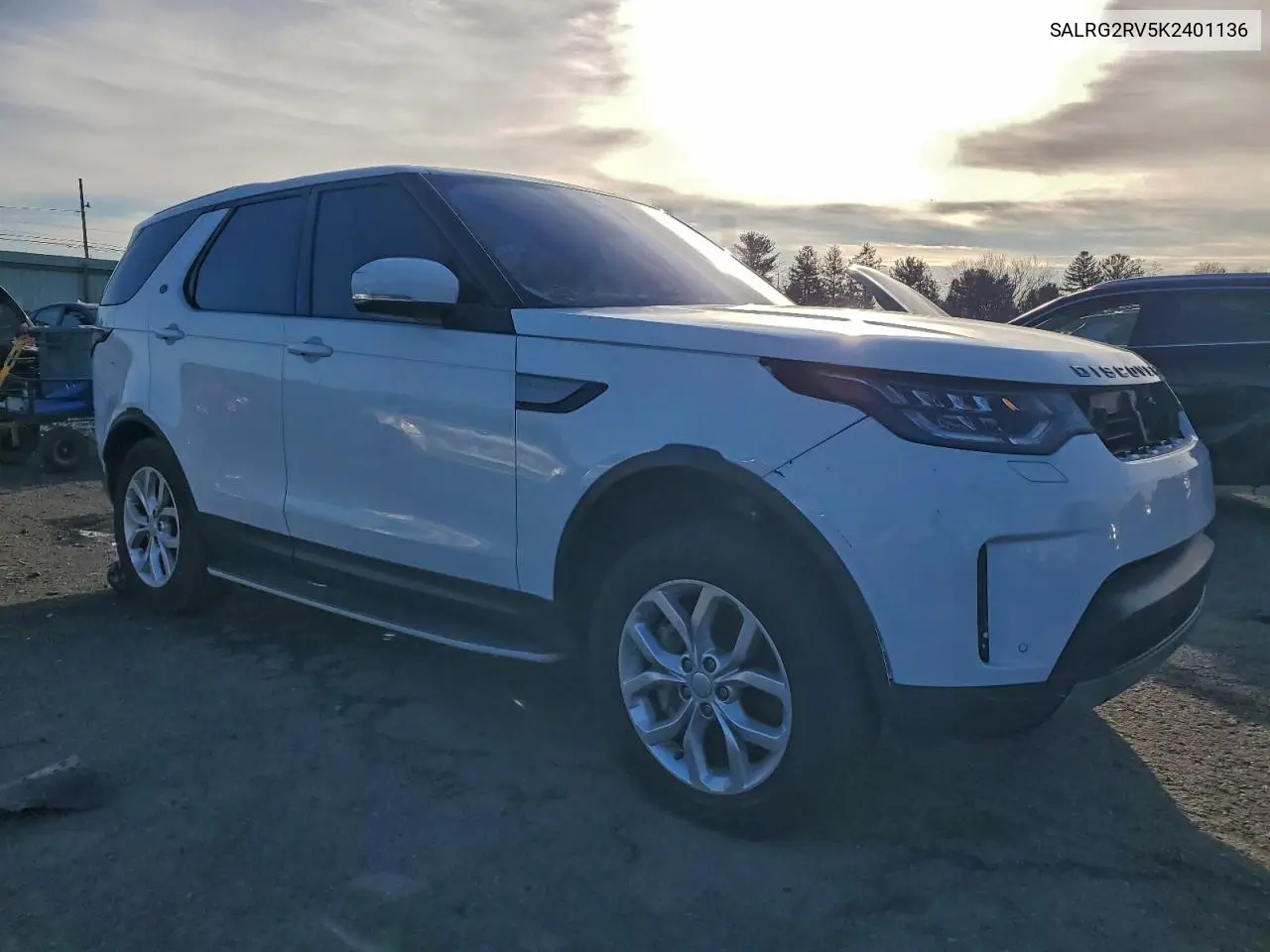 SALRG2RV5K2401136 2019 Land Rover Discovery Se