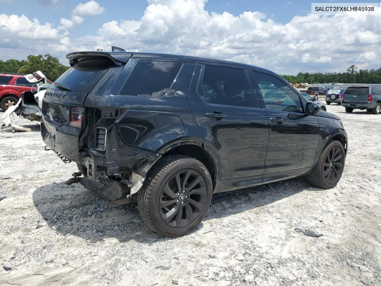 2020 Land Rover Discovery Sport S R-Dynamic VIN: SALCT2FX6LH845938 Lot: 57386644