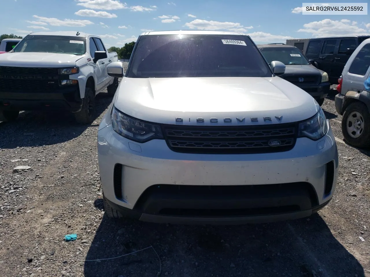 SALRG2RV6L2425592 2020 Land Rover Discovery Se