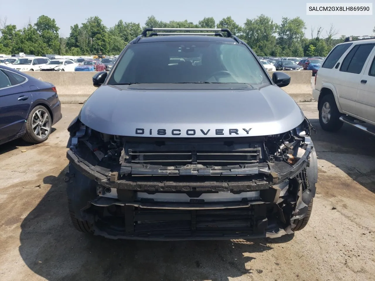 2020 Land Rover Discovery Sport Hse R-Dynamic VIN: SALCM2GX8LH869590 Lot: 58780584