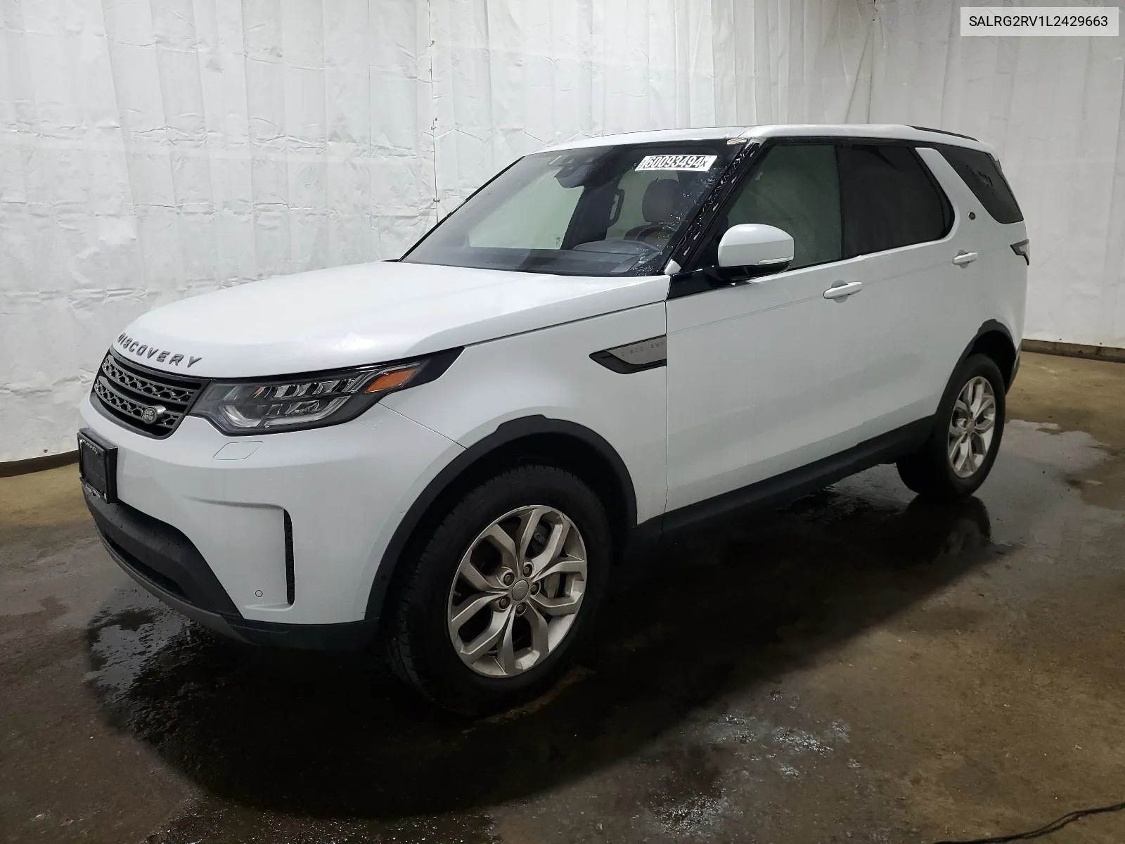 2020 Land Rover Discovery Se VIN: SALRG2RV1L2429663 Lot: 60093494