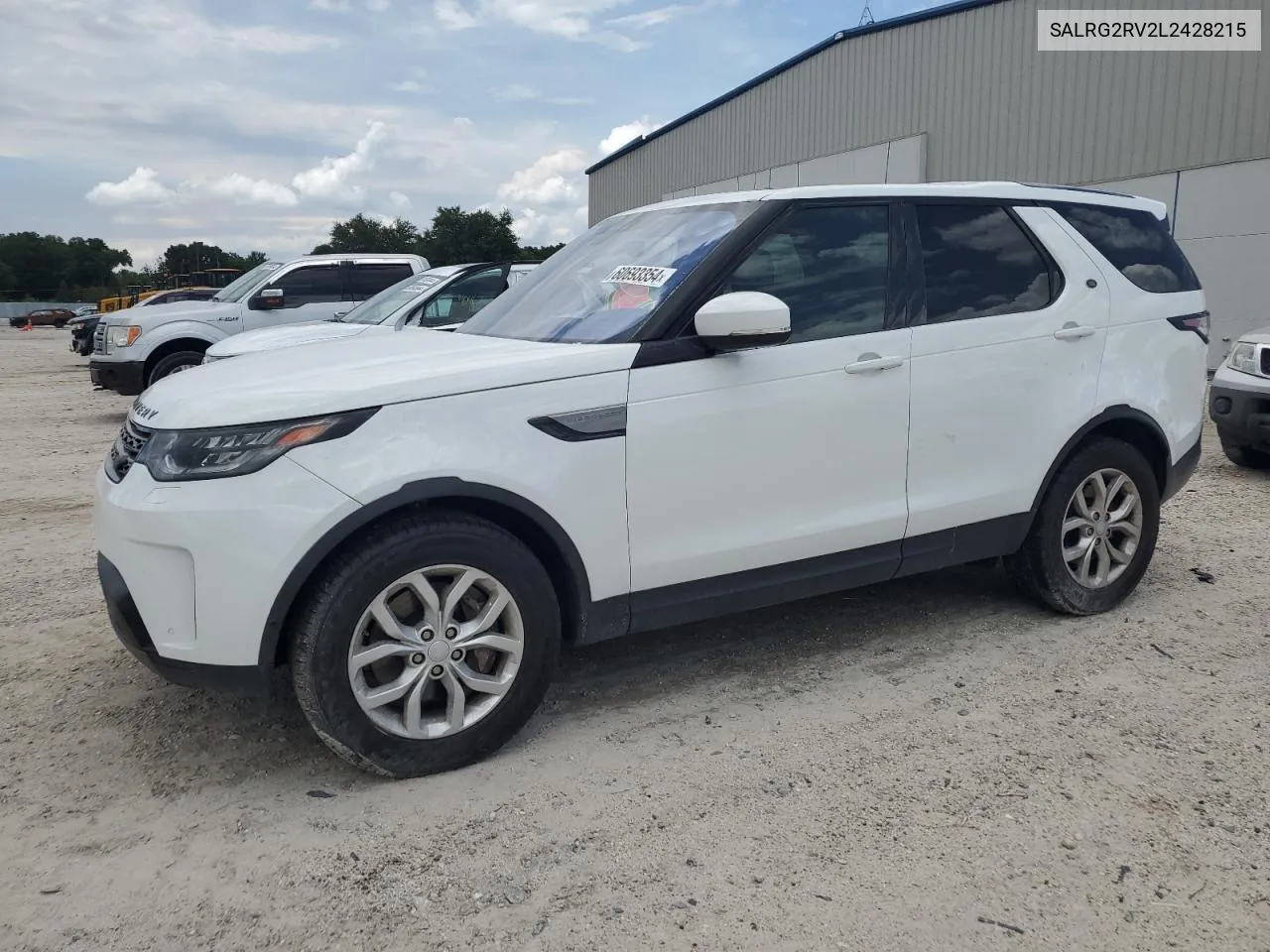 2020 Land Rover Discovery Se VIN: SALRG2RV2L2428215 Lot: 60693354