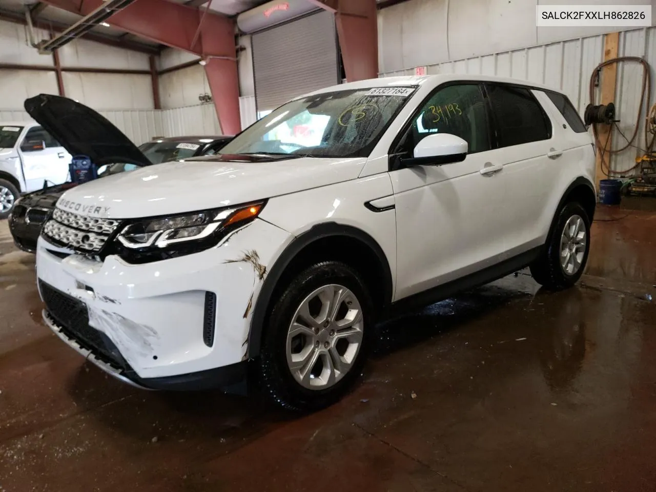 2020 Land Rover Discovery Sport VIN: SALCK2FXXLH862826 Lot: 61327184